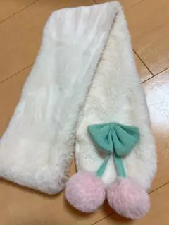 さくらんぼ付きマフラー⭐︎キッズ