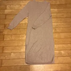 BEAUTY&YOUTH 長袖ニットワンピース スリット入り