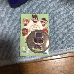 ツイステ　缶バッジ　クロウリー
