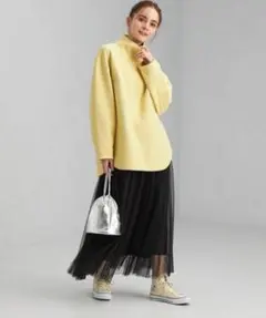 green label relaxingハイネック プルオーバー カットソー