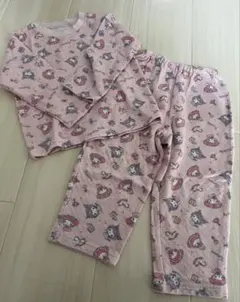 キルト パジャマ マイメロ クロミ 100cm ピンクのサムネイル
