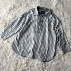 pierre cardin ストライプ長袖シャツ Lサイズ