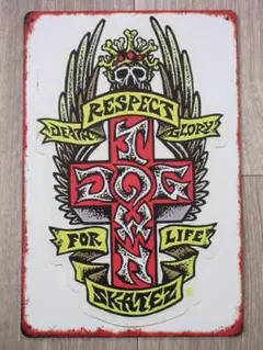 ドッグタウン　メタルサイン　ブリキ看板11D44