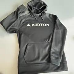Burton フード付きスウェット　XS ブラック 裏起毛