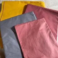 生地セット イエロー グレー ピンク レッド