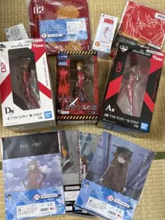 未開封　エヴァンゲリオン　アスカ　フィギュア　クリアファイルなど　まとめ売り