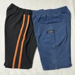 キッズ ハーフパンツ 2枚セット 120cm