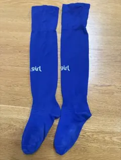 X-girl サッカーソックス ブルー