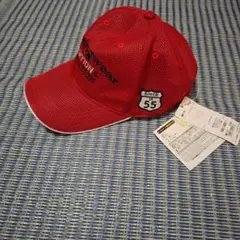 Munsingwear メッシュキャップ レッド LL