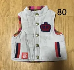 ベビードール リバーシブルベスト 80