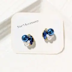 D-207　ハンドメイド☆ビジューピアス／イヤリング