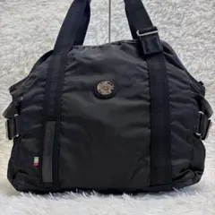 美品★Orobianco オロビアンコ ボストンバッグ ブラック　黒　保存袋付きのサムネイル