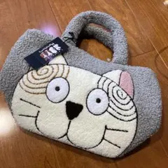 マンハッタナーズ　くたくたミニトートバッグ　グレー