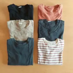 size140.150 トップス 長袖 トレーナー 6着 セット