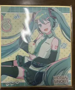 プロセカ 初音ミク 誕生日 バースデー アニバーサリー ミニ色紙