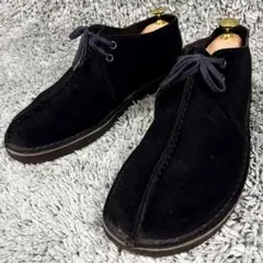 Clarks デザートトレック ブラック スエード ブーツ