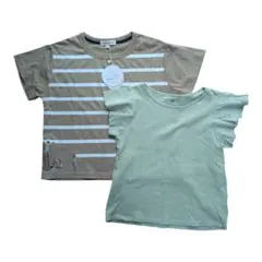 110cm 女の子 夏服 Tシャツ 2枚セット 新品タグ付　H&M まとめ売り