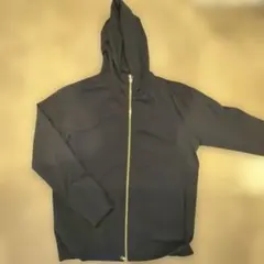 メンズ ジップアップパーカー ブラック