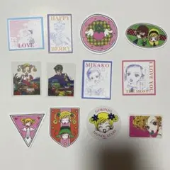 【匿名配送】3coinsりぼん70th ご近所物語　ステッカー12枚 おすそ分け