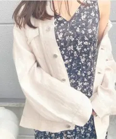 アーバンリサーチ キナリホワイトデニムGジャン フリーサイズ