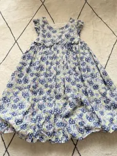 センスオブワンダー　バルーン　ワンピース　リバティ柄　120cm