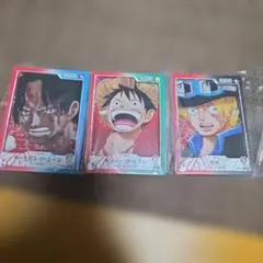 ワンピース　一番くじ　G賞　カードデザイ　ルフィ　エース　サボ　三兄弟