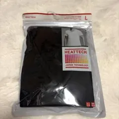 新品 HEATTECH ブラック Tシャツ VネックLサイズ（半袖）のサムネイル