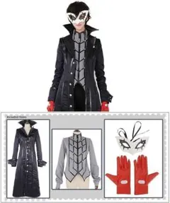 ハロウィン 男性 怪盗 コスプレ コスチューム 仮面 道具付き Sサイズ1800