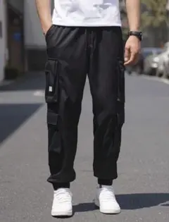 SHEIN Manfinity Homme 黒パンツ (おまけ付き)のサムネイル