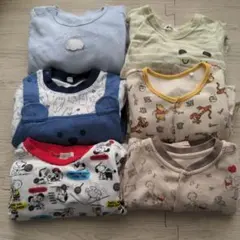 【70センチ〜80センチ　長袖】カバーオール　ロンパース　まとめ売り