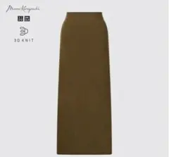 ユニクロ 3Dリブロングスカート