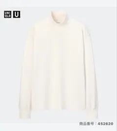 美品　UNIQLOユニクロ　ヒートテックコットンタートルネックTシャツ　S