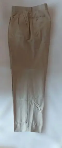 メンズ　スラックス　ズボン　パンツ　胴囲　L　85cm　ベージュとかアイボリー系