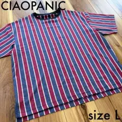 CIAOPANIC マルチストイプTシャツ Lのサムネイル
