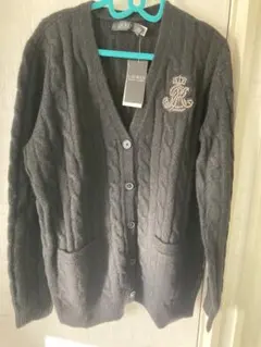 ラルフ ローレン　ブリオン ケーブルニット カーディガン