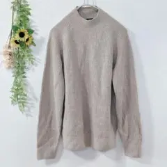 【c2402】UNIQLO ユニクロ　レディース　ニット　セーター　ベージュ　M