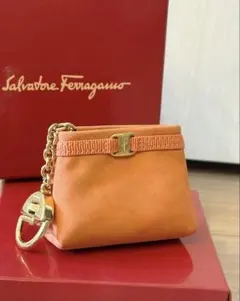 Salvatore Ferragamo フェラガモ バック型チャーム　オレンジ
