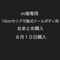 【m様専用】10cmセリア可動式ドールボディ用・おまとめ購入品のサムネイル