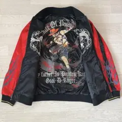 ONE PIECE ワンピース 火拳のエース 刺繍 リバーシブル スカジャン M