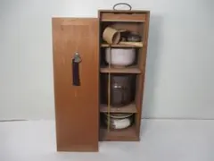 茶道具セット 短冊箱 柄杓/抹茶碗/茶杓/建水/水差し/香合/茶巾等一式