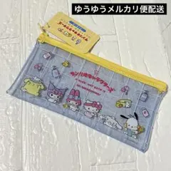 サンリオ　キティ　シナモロール　ポチャッコ　ラメポーチ　ペンケース　お風呂柄