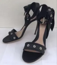 M me eme Ribbon strap bijou line mule m - メルカリ