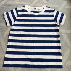 無印良品 ボーダーTシャツ 110cmのサムネイル