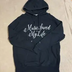 M S M L Music Saved My Life パーカー Lサイズ