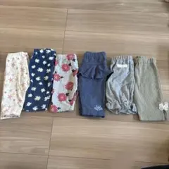 80 女の子　レギンス　ベビーパンツ　保育園着　子供服　春服　夏服　まとめ売り