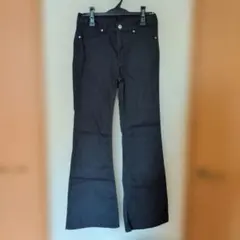 ★H&M★サイズ6 DIVIDED ブラック フレアパンツ
