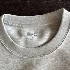 UNIQLO Cグレー M クルーネック トレーナー