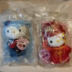 Hello Kitty ぬいぐるみ 2体セット韓国服限定 - メルカリ
