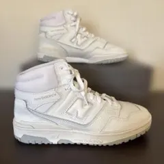 New Balance BB650RWWホワイトハイカット　人気の27.5cm