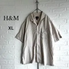 H&M オープンカラーシャツ 半袖 メンズ レギュラーフィット XLのサムネイル